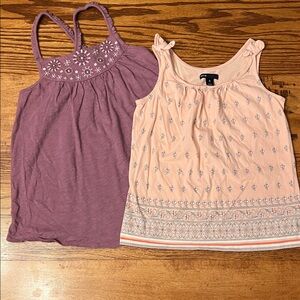 GAP Kids Tank Tops in Purple and Peach